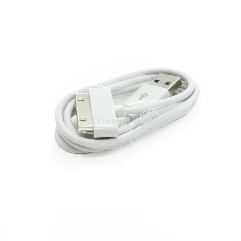 10PCS/Lot Charger Cable for Apple iPod Mini iPad 3 2 iPod Nano Touch 30Pin Charging Data Cable For iPhone 4s 4 iphone 3G 3GS