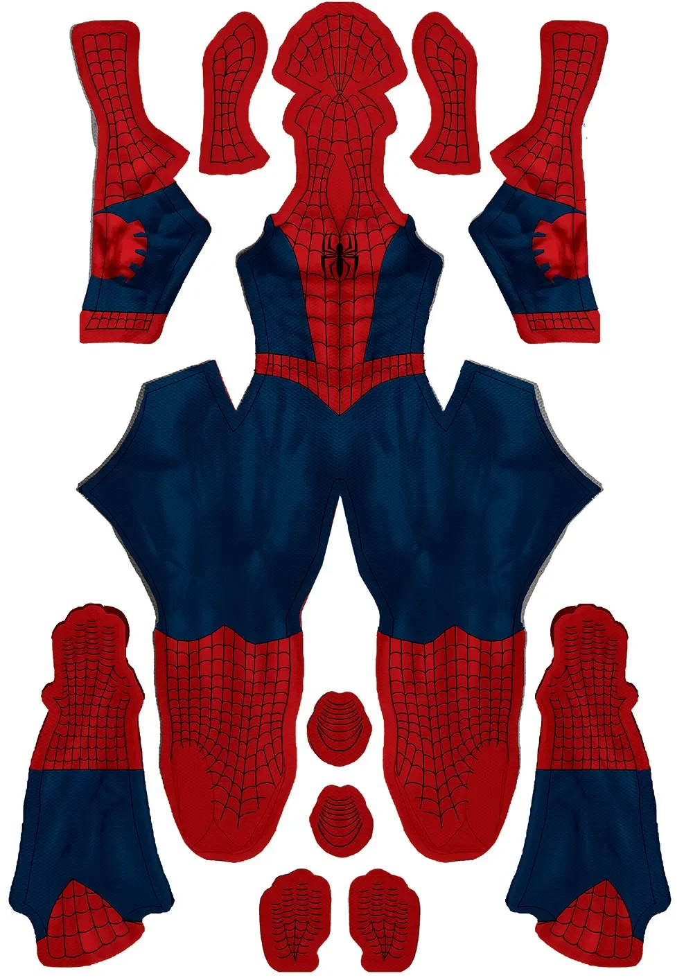 

Halloween Men Spider Cosplay Costume Zentai Spiderman Bodysuit Adults Suit Jumpsuit