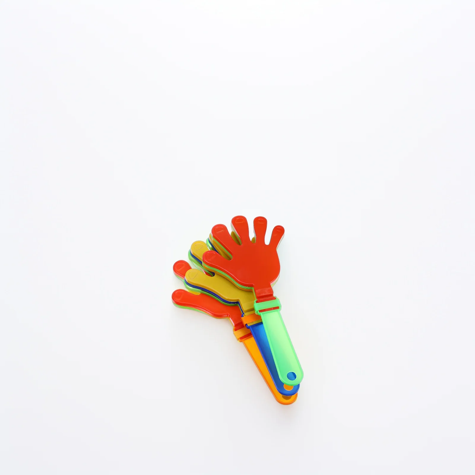 

20pcs Small Hand Props Plastic Applause Maker For Party Concert Carnival Celebration Mixture Color Hands Plastic Cheer