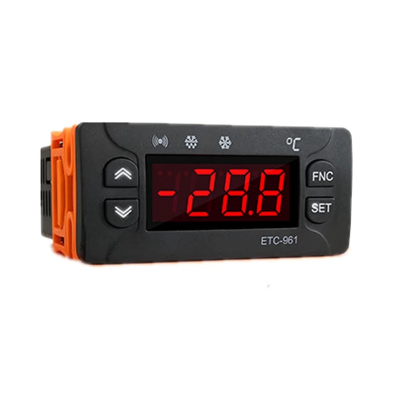 Imagem -02 - Controlador de Temperatura Controle de Umidade Termômetro Higrômetro Alarme Frigorífico 220v Ntc Sensor 5x Etc-961