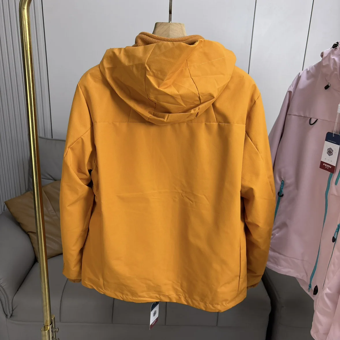 Outdoors Men and Women, Fishing, Fashion, Trend, Cycling, Versatile, Sports, Travel, Leisure, Three-in-one Functional Down Parka