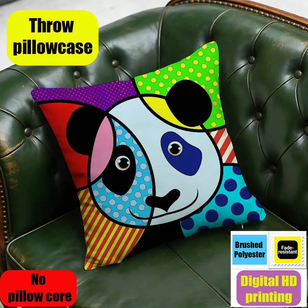 30cm 40cm 50cm 45cm Sofa Custom Square Pillowcase For JESUS Flowers Cat Romero B-Britto Happy Throw Pillow Case Cushion Cover