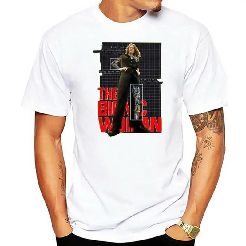 Fashion New The Bionic Woman Lindsay Wagner Men's T-Shirt Women Tshirt