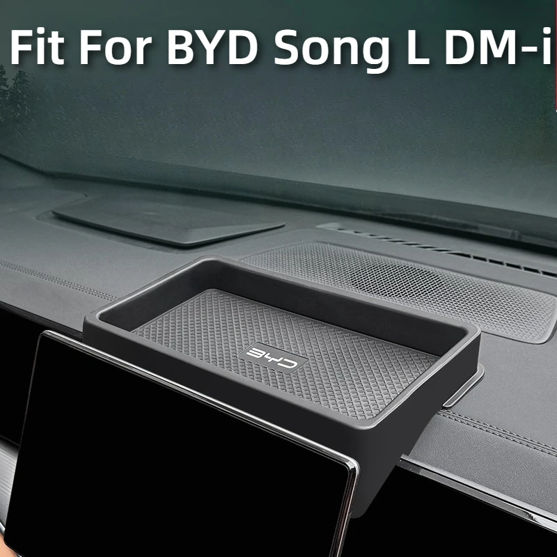 Fit For BYD Song L DM-i Center Display Rear Storage Box Car Interior Dashboard Tissue Storage Case