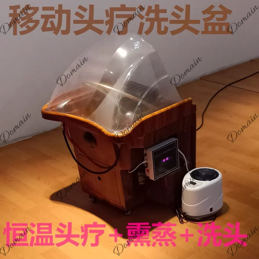 X46 Constant Temperature Water Circulation Fumigation Hair Treatment Bed Shampoo Basin Beauty Health Grafting Beauty Bed