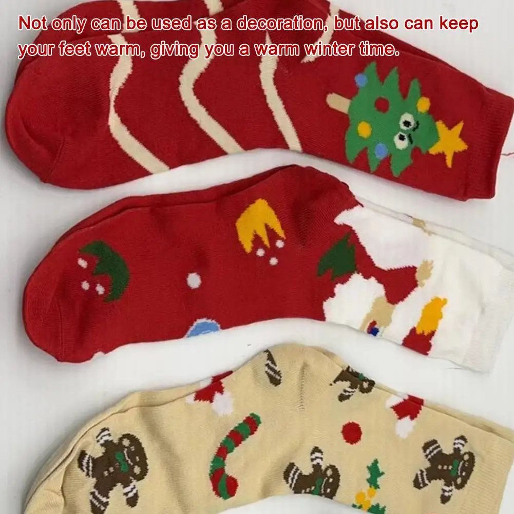 12/24 pairs Of Christmas Socks Advent Calendar For Men Advent Calendar 2024 Festive Holiday Countdown Men's Winter warm Socks