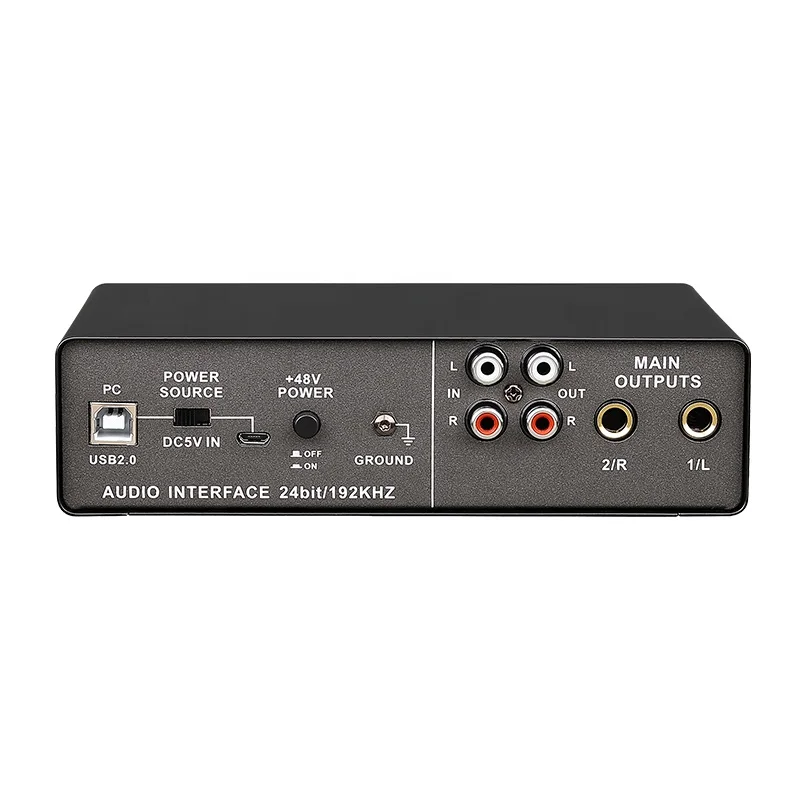 TLF Xtuga 2021 Venda quente USB ou Interface de gravação de placa de som de estúdio para transmissão viva