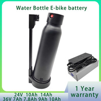 E-bike Mini Bottle Battery Pack 24V 14Ah 36V 10Ah Replacement Li-ion Battery Pack for Avaka Niubility B14S Electric Hybrid Bike