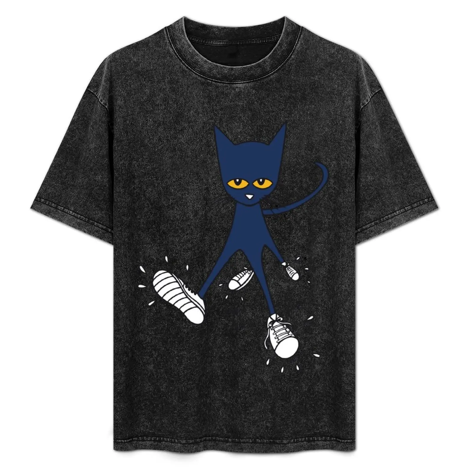 

Pete the cat T-Shirt Basic Daily Outfit Short Sleeve Tee