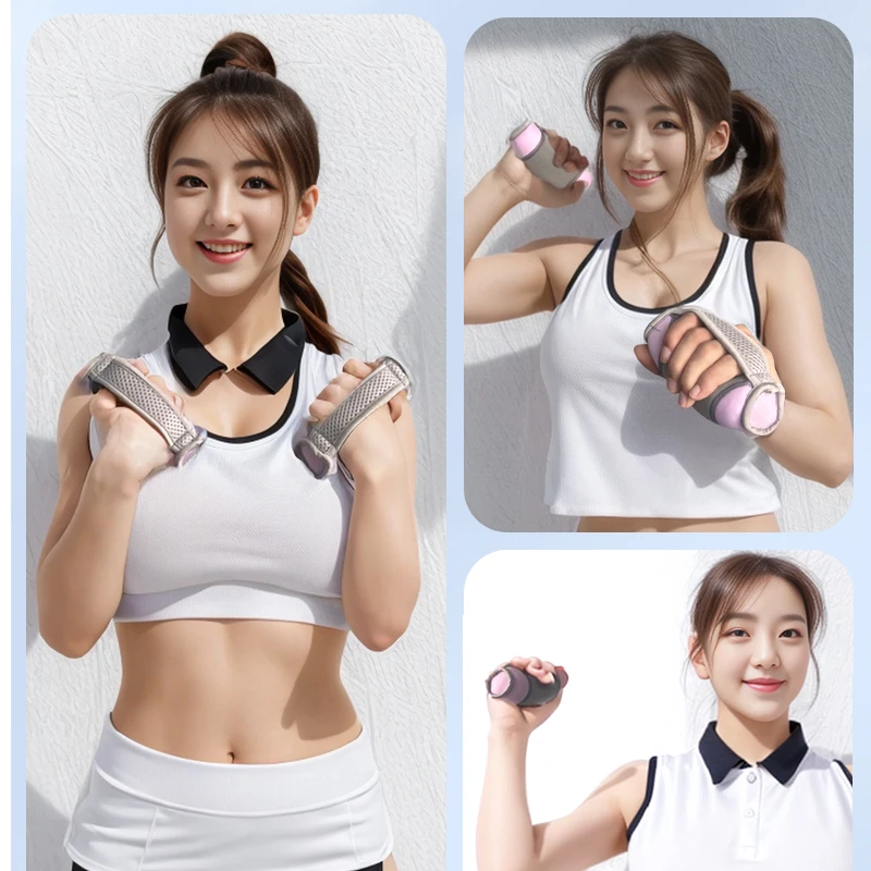 Soft dumbbell jumping exercise hand holding sand lady home aerobics running weight bearing software hand holding small sandbag