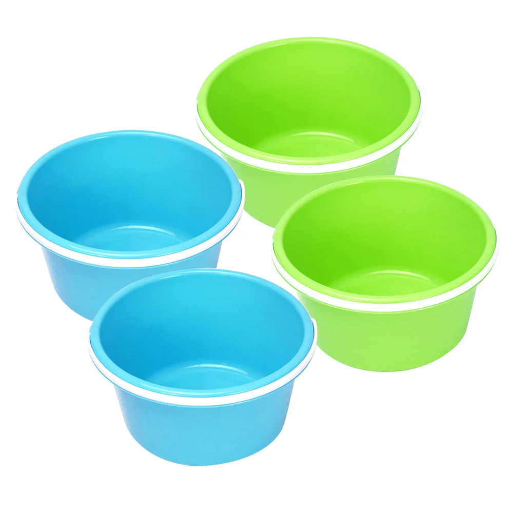 4 Pcs Beach Bucket Sand Buckets Toy Toys Water Playthings or Playing Child Outdoor