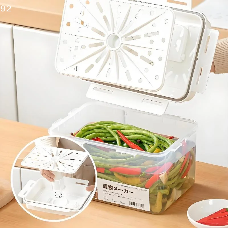 W 5L Kimchi Press Storage Container Pickle Jar For Gherkin Sauerkraut Storage And FermentationCentury House