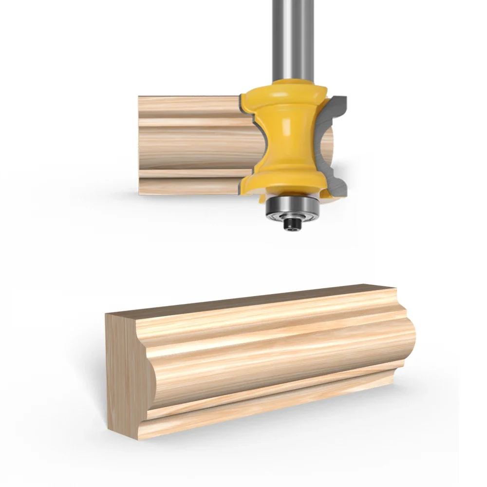 1PC 12.7mm 12mm Concave Radius Milling Cutters Convex Column Line Molding Router Bit Cutter for Wood Woodworking