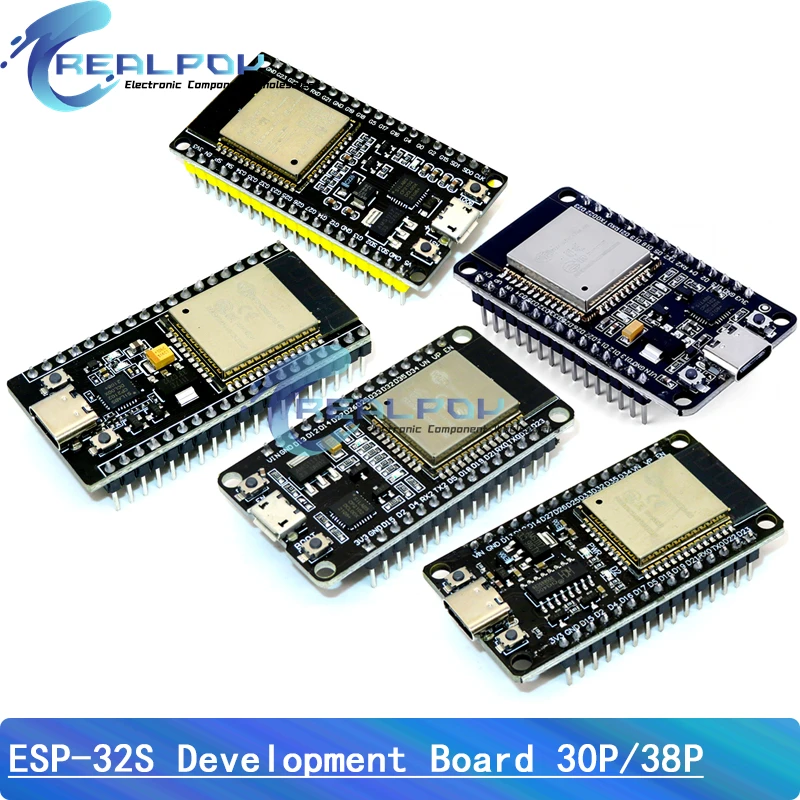 ESP-32S ESP-WROOM-32 ESP32 Development Board 30P/38P Bluetooth and WIFI Dual Core CPU with Low Power Consumption MCU ESP-32