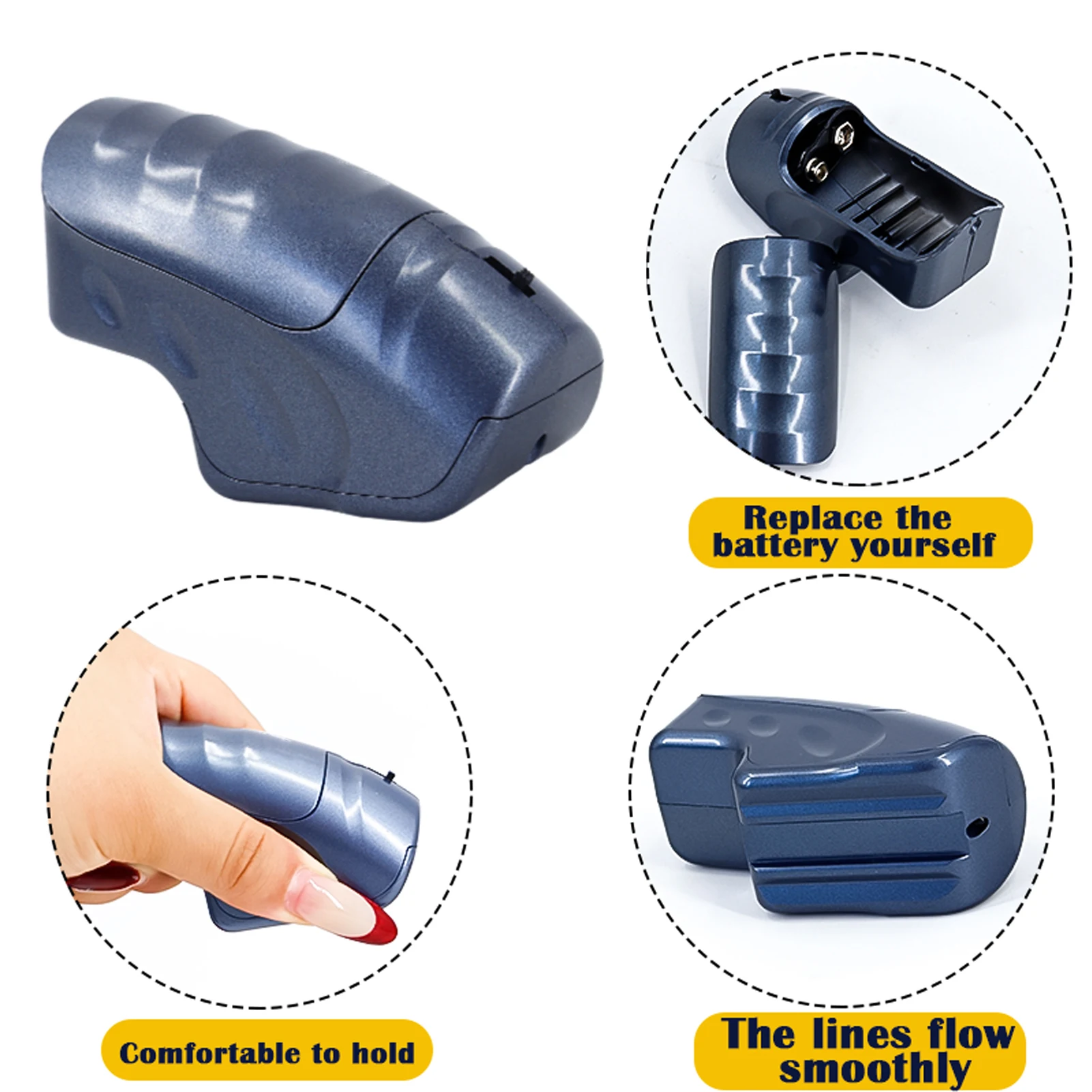 Guitar  Infinite  Guitar Sustainer Handheld String Triggered Effect Pedal Ergonomic Grip Portable Plastic Design