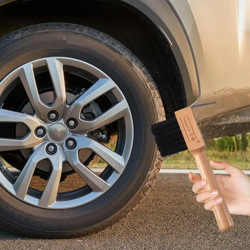 Horse Pick With Brush Horse Hoof Pick Brush Hoof Pick Brushes Wooden Handle Hoof Pick With Cleaning Brush Rugged And Textured