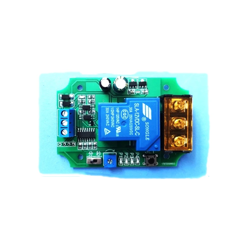 YYLOCK-2 30A high-power delay time relay self-locking module power off, on/off, pulse signal 5V1V24V