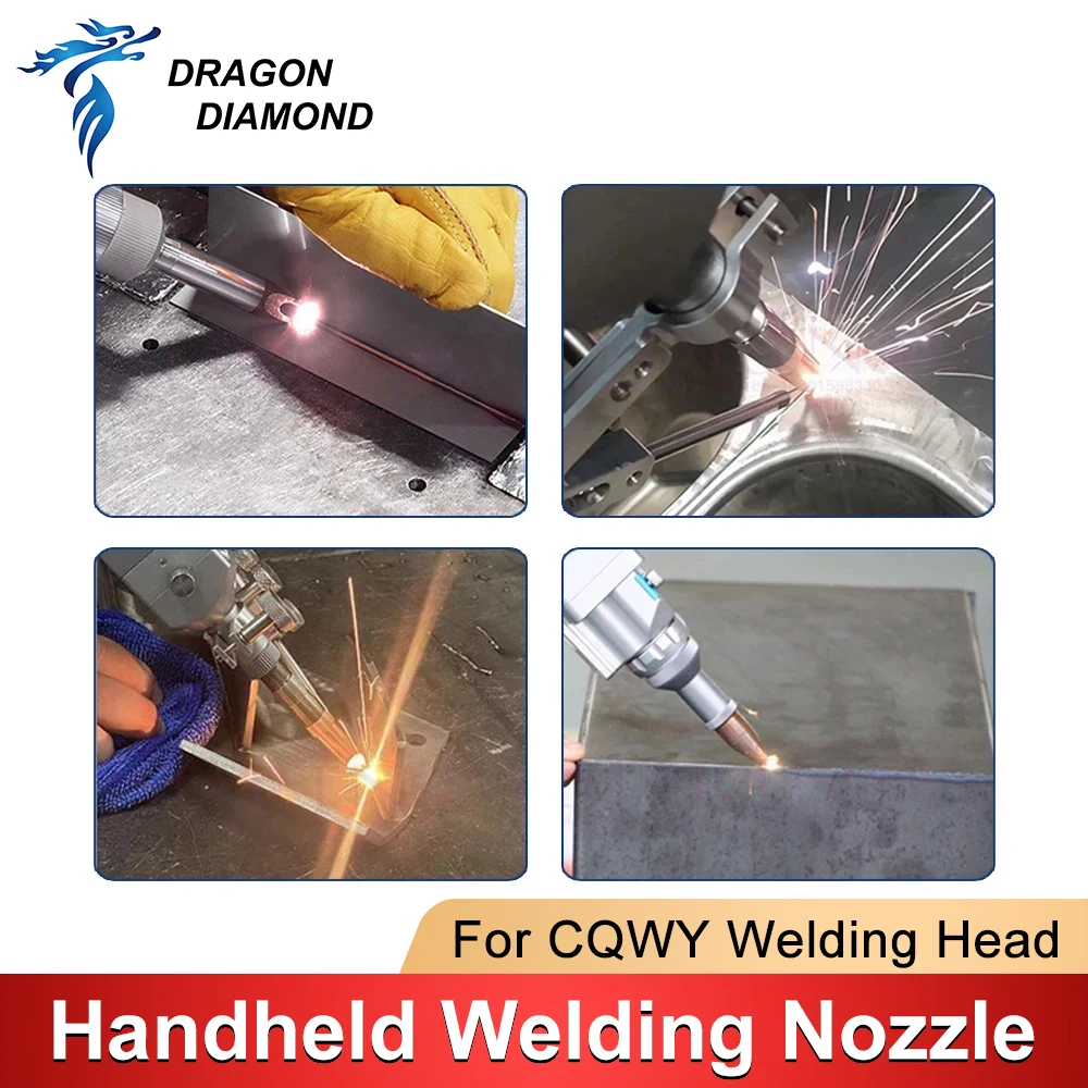 Original Laser Welding Nozzle Copper Hand-held Head Thread M16 Type A-H Cutting Nozzle For CQWY Handheld Welding Machine