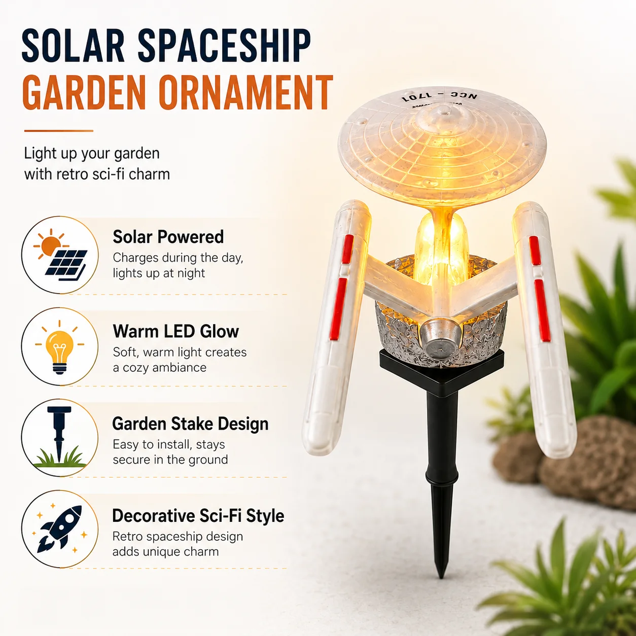 Lampa ogrodowa LED Star Trek U – Outdoor Lighting Effects recenzja i cena