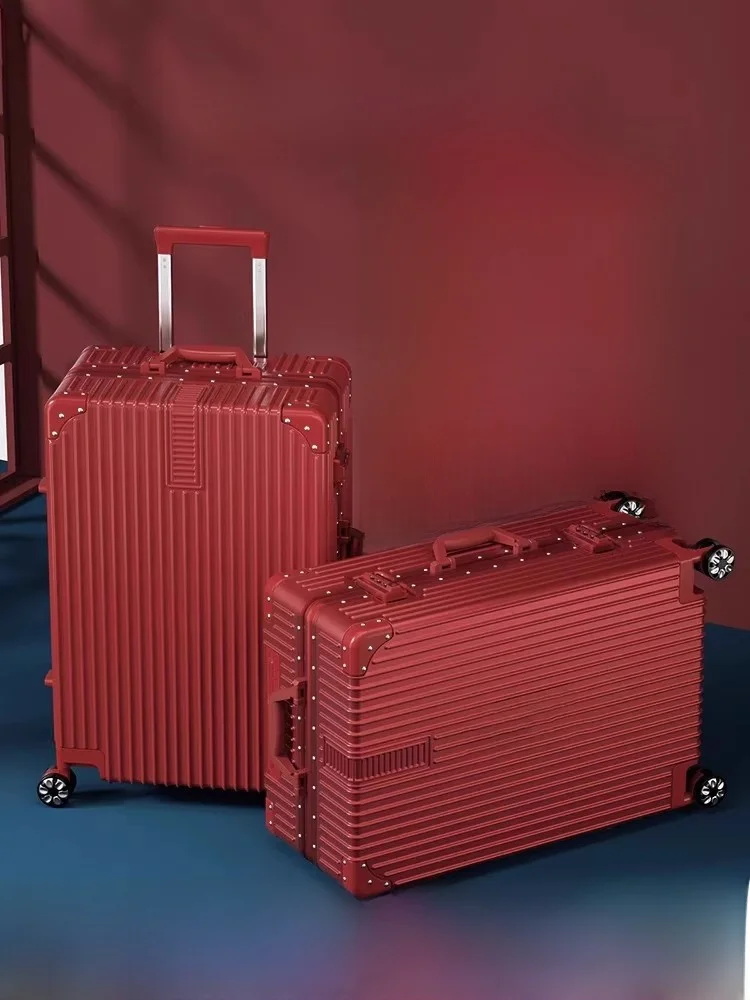 valise-a-grande-capacite-avec-cadre-en-aluminium-coffre-rouge-elegant-pour-ceremonie-de-mariage-coffre-a-code-ensemble-mere-fille