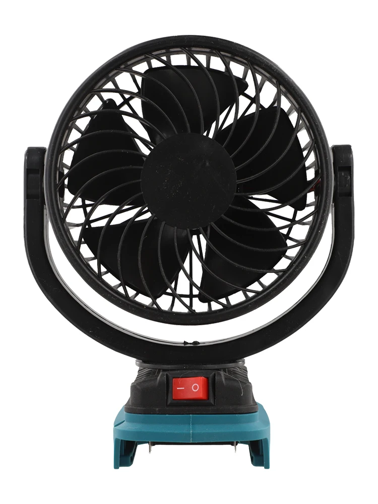 21V 5 Inch Wireless Lithium Battery Fan Portable Metal Table Strong Airflow For Outdoor Camping Stall Office Home Cooling Tool