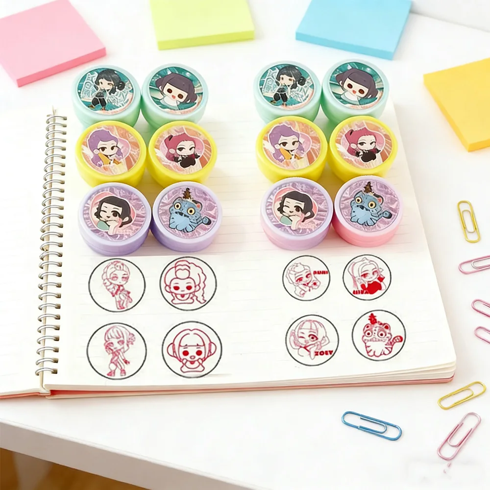 Hot Demon Hunter Francobolli Bomboniere Timbri sigillo per bambini Aula Scuola Premi Premi Bomboniere Regali Regali per feste di compleanno