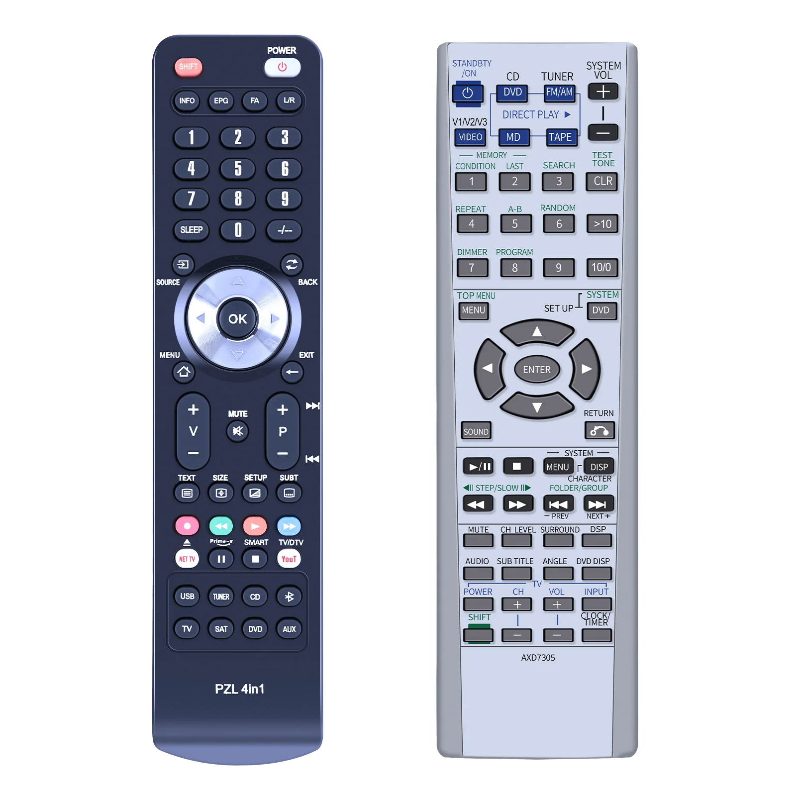 AXD7305 Замененный пульт дистанционного управления для Pioneer HTZ-77DV ​ S-DV77SW XV-DV88 XV-DV88ST
