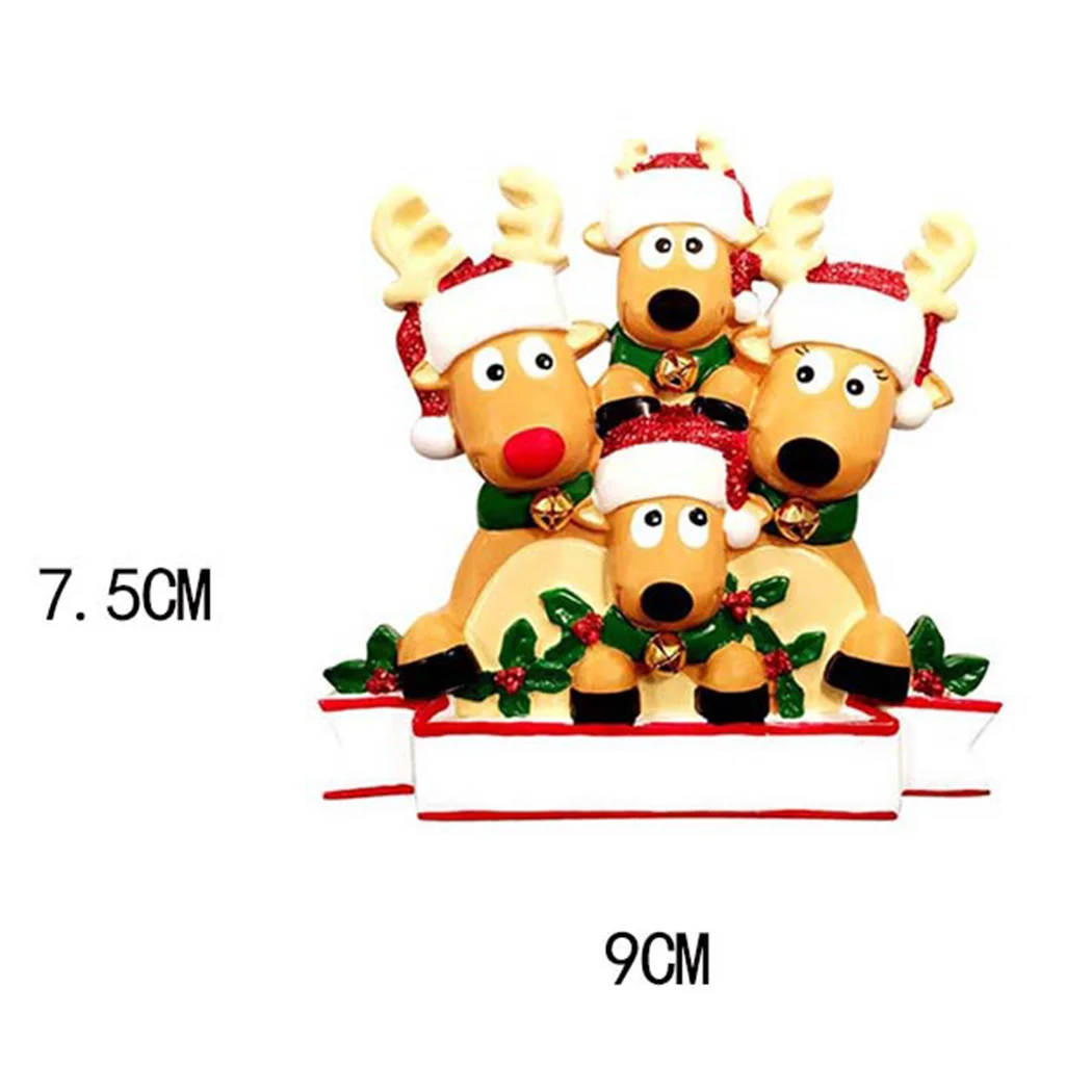 Подвесной кулон Семейный орнамент Фестивальная атмосфера Идеальный рождественский декор для рождественской елки Лось Горячая распродажа Новый практичный