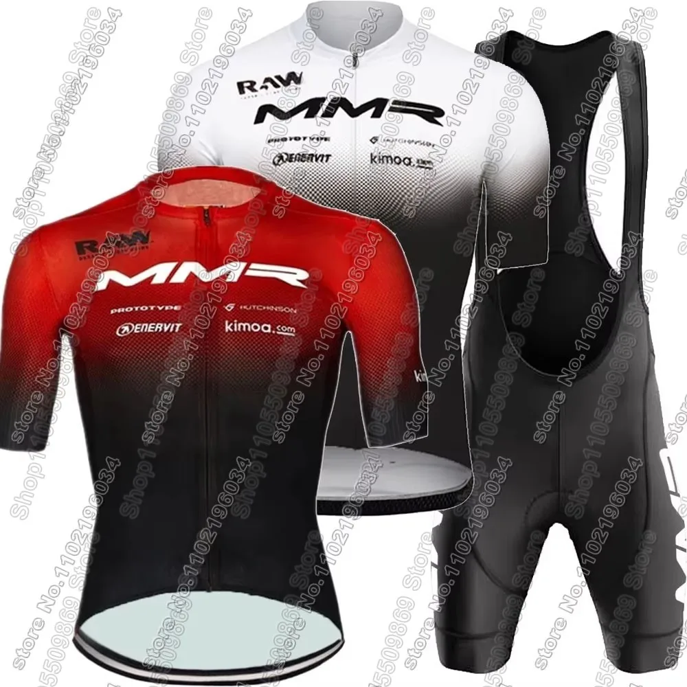 

2026 MMR Team Cycling Jersey Set Summer Bicycle Espana Spain Clothing Kit Road Bike Shirts Suit Bicycle Bib Shorts MTB Maillot