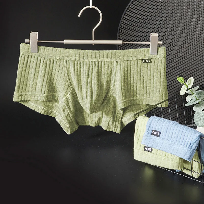 3PCS/lot Sexy Men Underwear Boxer Shorts Modal Boxers U Convex Pouch Panties  Slip Breathable Male Underpants 2026