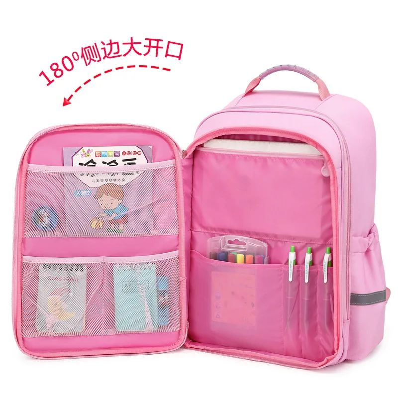 Cute Large Capacity Backpack for Girls Grades 3-6,Ergonomic Strain-Reducing School Bookbag,Back to School Backpack