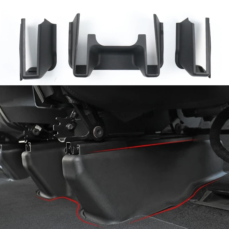 Under Seat Corner For Tesla Model Y  TPE Guard Front Rear Seat Slide Rails Protector Cover Anti-Kick Protection Accessories