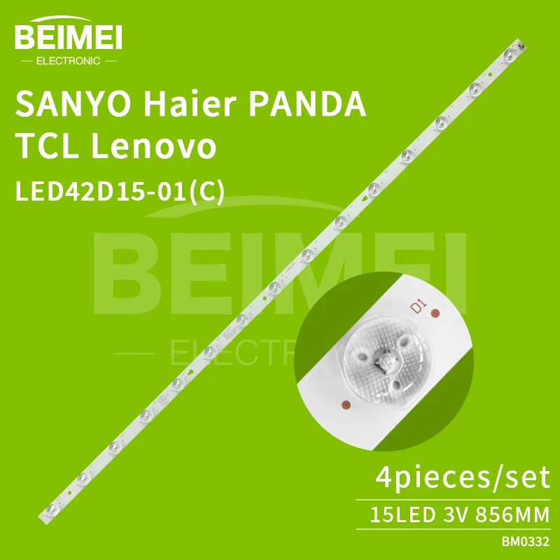 led strip light LED42D15-01(C) led tv backlight tester Sanyo 42 ce3210d Haier, lenovo, panda, TCL Led Bar 4pcs/set