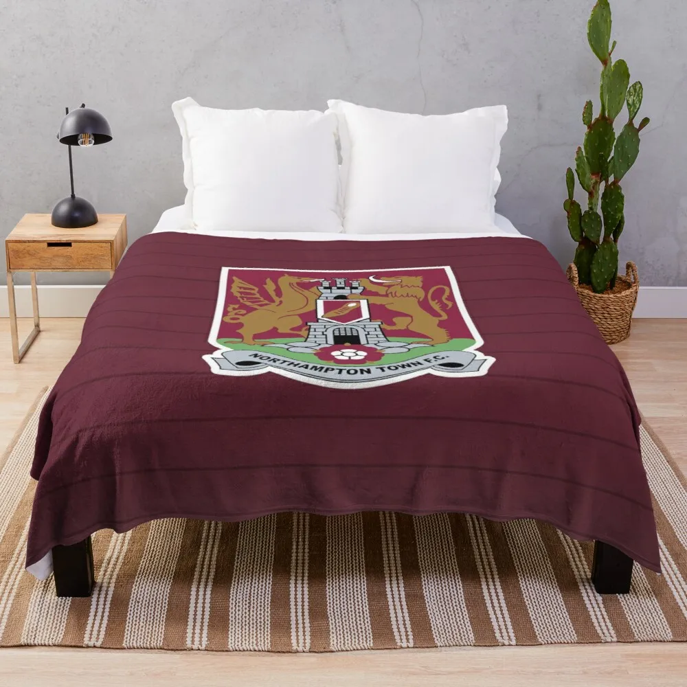 

Northampton Town FC Throw Blanket Soft Plush Plaid Soft Plaid