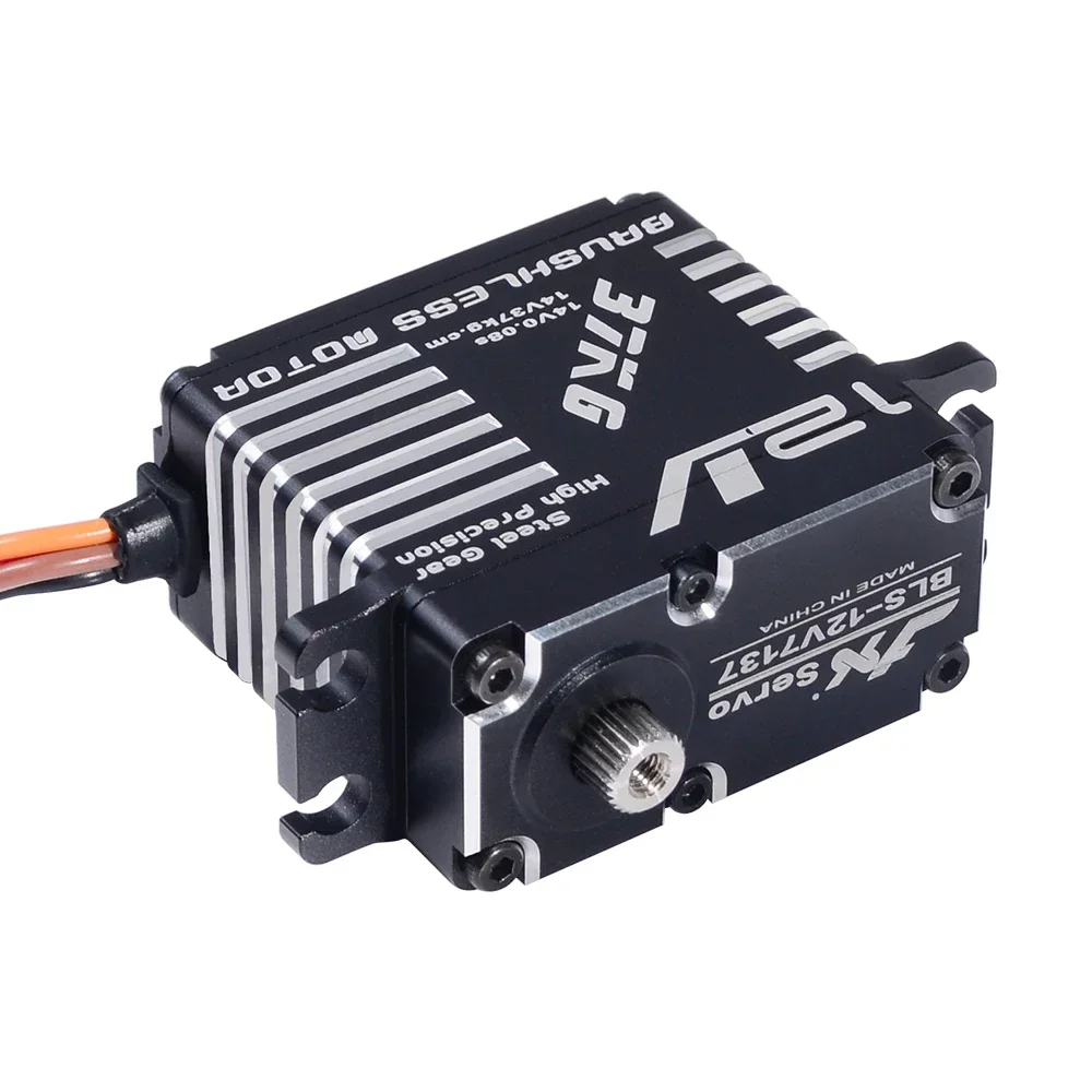 JX BLS-12V7137 37kg engranaje de Metal de acero de alta precisión servomotor sin escobillas Digital CNC completo para coches RC oruga barco Robot Drone