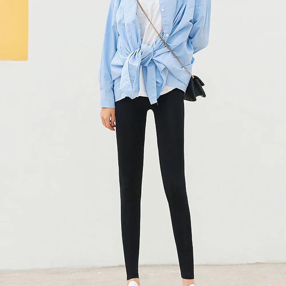 

Wearoutside highwaisted elastic leggings for women fit moderate elasticity pure color suitable for spring summer autumn winter