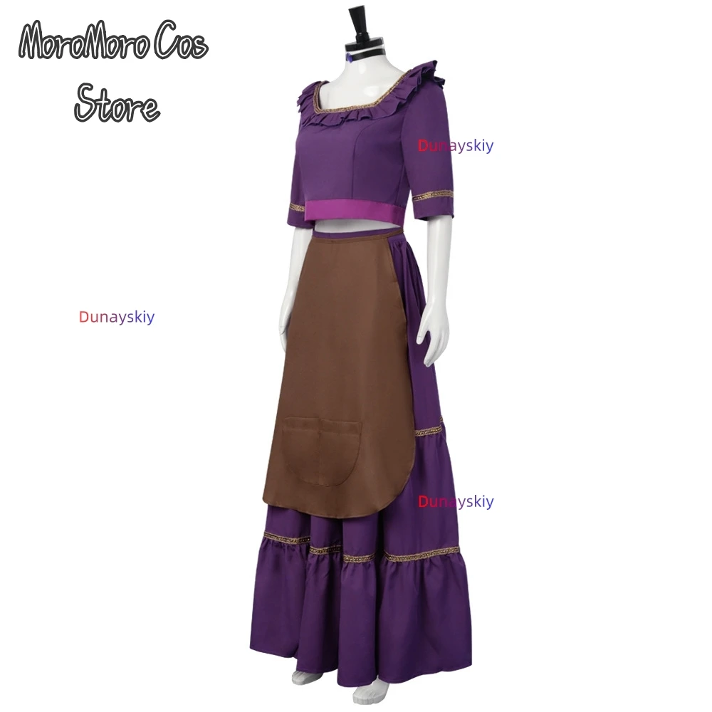 Film Anime CoCo Mama Imelda przebranie na karnawał kobiety jedwabiście długie spódnice Halloween występ na scenie kostiumy do odgrywania ról odzież garnitur