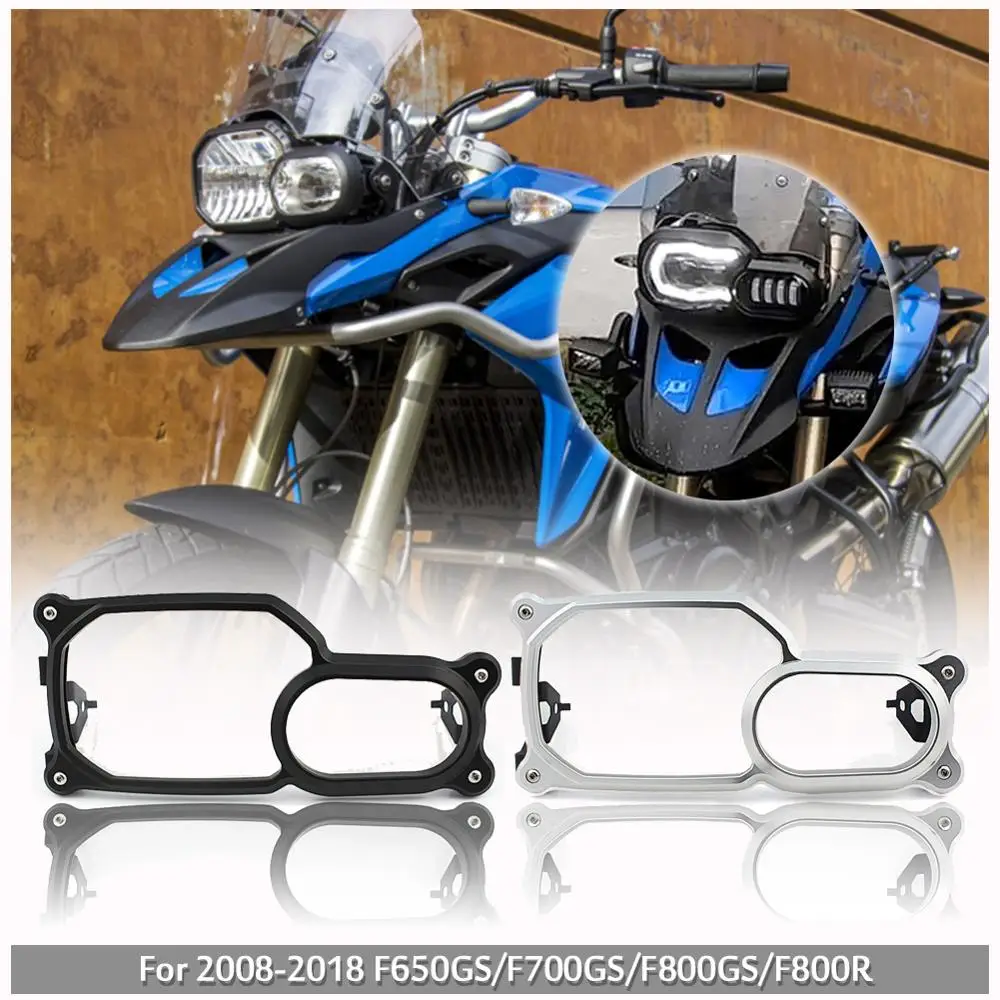 

Motorcycle Frame Front Headlight Guard Cover Lens Protector for BMW F650GS F700GS F800GS Aluminum Motorbike Parts Accessories