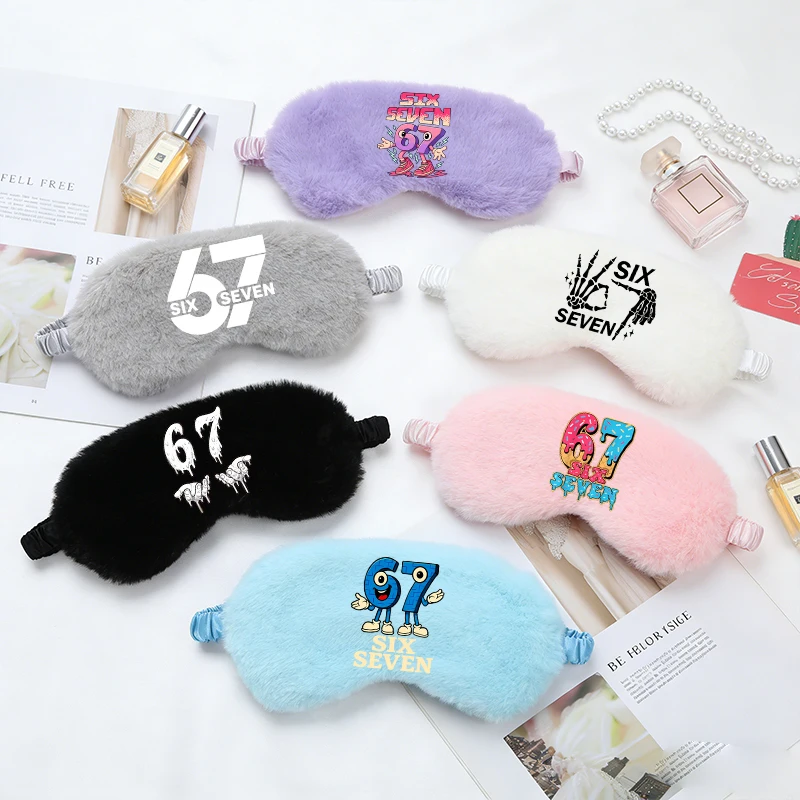 

67 Sleeping Mask Steal A Brainrot Sleeping Blindfold Six Seven Eye Masks EyeCover Soft Mask Eyepatch Nap Health Eye Cover Gift
