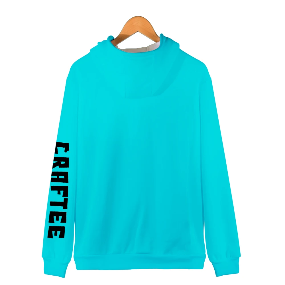 4 To 14 Years Kids Hoodies Craftee Face 3D Printed Hoodie Sweatshirt Boys Girls Anime Cartoon Brand Jacket Coat Children Clothes