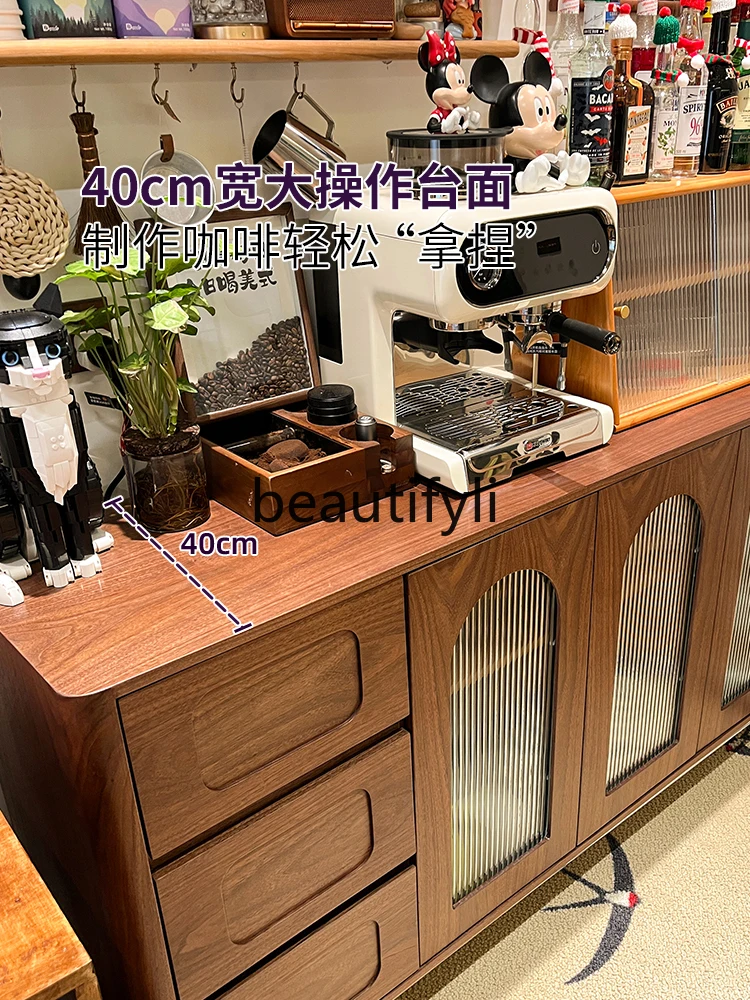 خزانة القهوة، خزانة الشاي الخشبية الصلبة، بار غرفة المعيشة، جانب الطعام في العصور الوسطى، خزانة الحائط