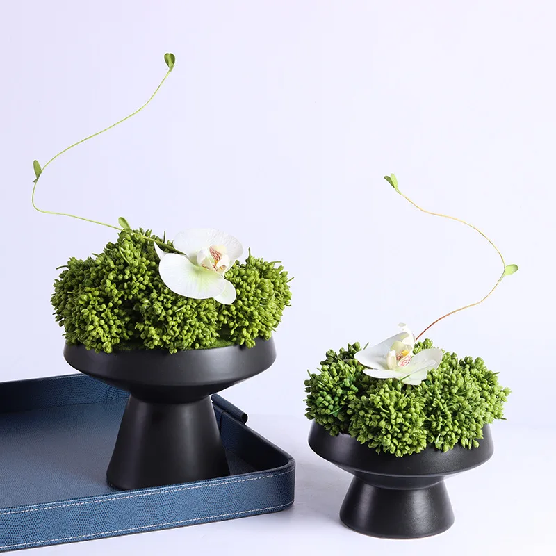 

Искусственное зеленое растение в горшке, имитация бонсай, украшение для отеля, офиса продаж, гостиной, журнального столика, обеденного стола, для переговорных комнат