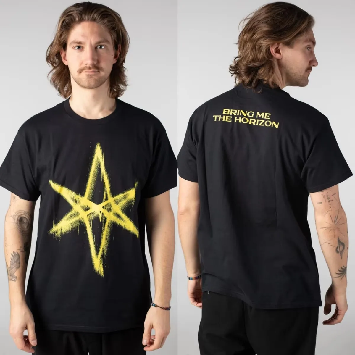 Warrior Bring Me The Horizon Band Graphic T-Shirt Cotton Men Women Streetwear Tee