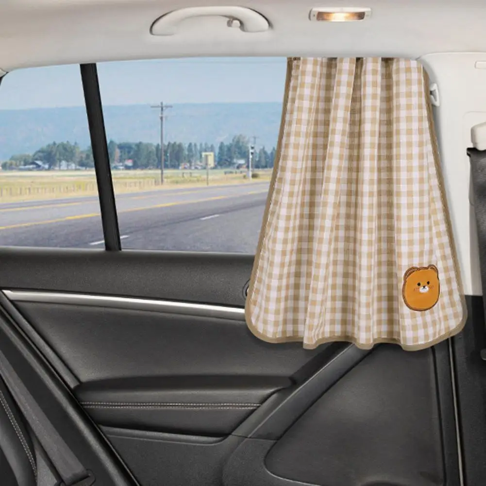 Window Sun Shade  Practical Magnetic Thick  Car Sun Shade Window Curtain Vehicle Supplies