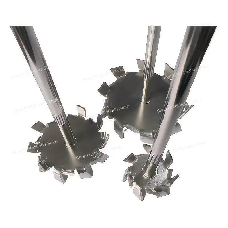 

Laboratory 316 Dispersion Disk High Shear Dissolution Stirring Paddle Stainless Steel Welded Integrated Paddle
