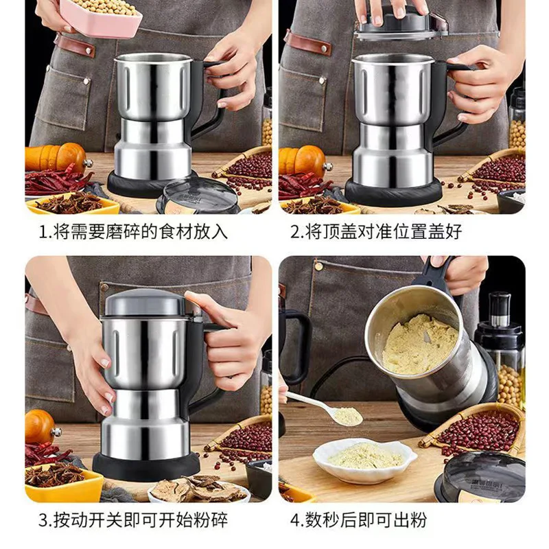 Milling Machine Household Small Grain Crushing Powder Machine Practical