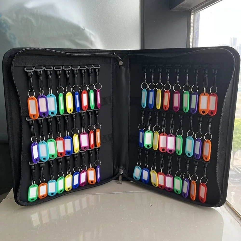 Smooth Zipper Design Fireproof Key Organizer Waterproof Fire Resistant Fire Resistant Key Bag Home Storage Portable Key Case