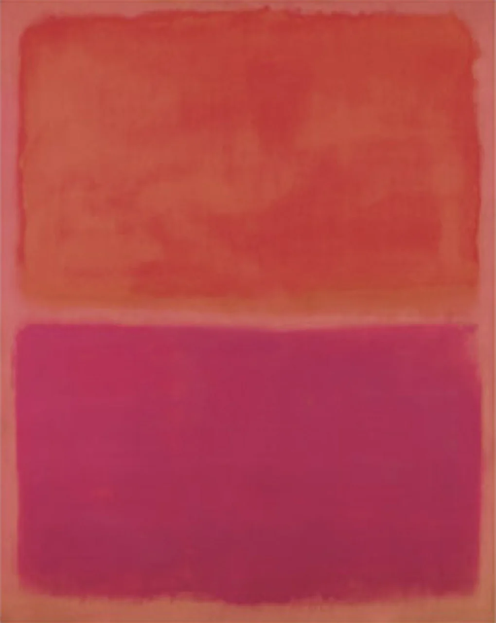100% Handmade High Quality Abstract Oil Painting Reproduction on Linen Canvas, No. 3 1967 by Mark Rothko,