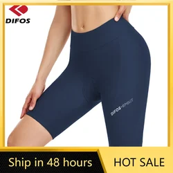 DIFOS Cycling Shorts Women Shockproof MTB Bicycle Shorts Pro Fit Coolmax 3D Padded Anti-pilling Reflective Road Riding Tights