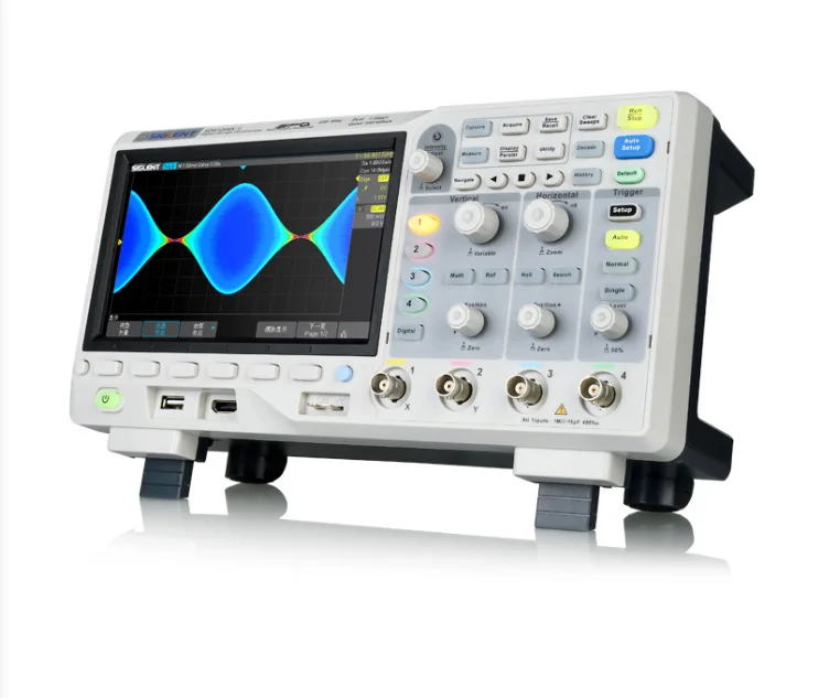 

Цифровой осциллограф SDS1102/1202/1104/1204X-C двух/четырехканальный 1 ГГц, расширенная модель 100M